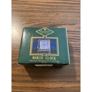 Shannon Fine Crystal Designs of Ireland Marie Clock NOS